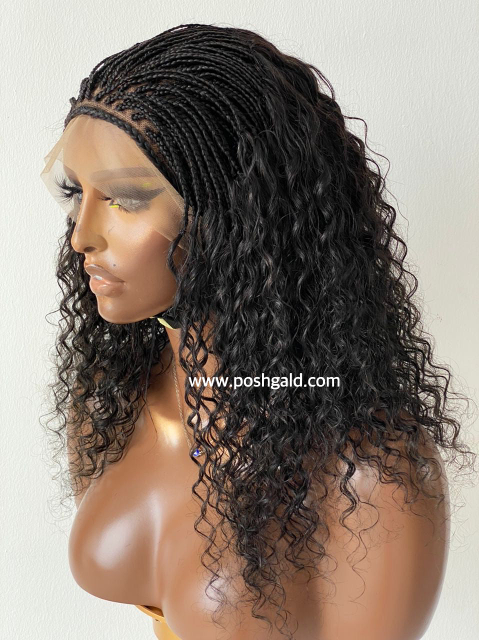 100% Human Hair Deep Wave Wig "HD Full Lace" (Erupta)
