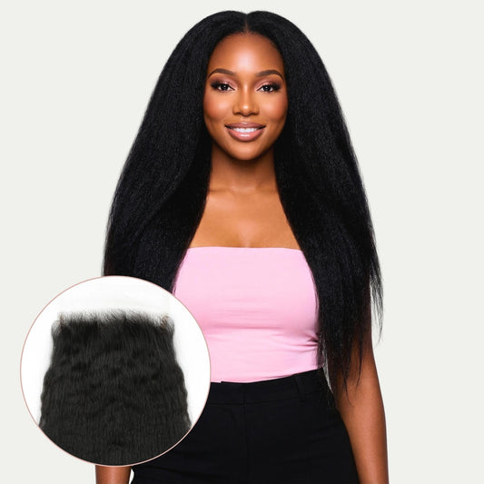 Kinky Straight 5x5 HD Lace Human Hair Closure